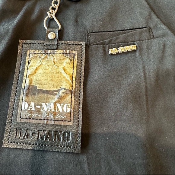 Da-Nang Surplus Indochine Womens Black Baggy Y2K 90’s Style Wide Leg Trousers 10 - Picture 10 of 12